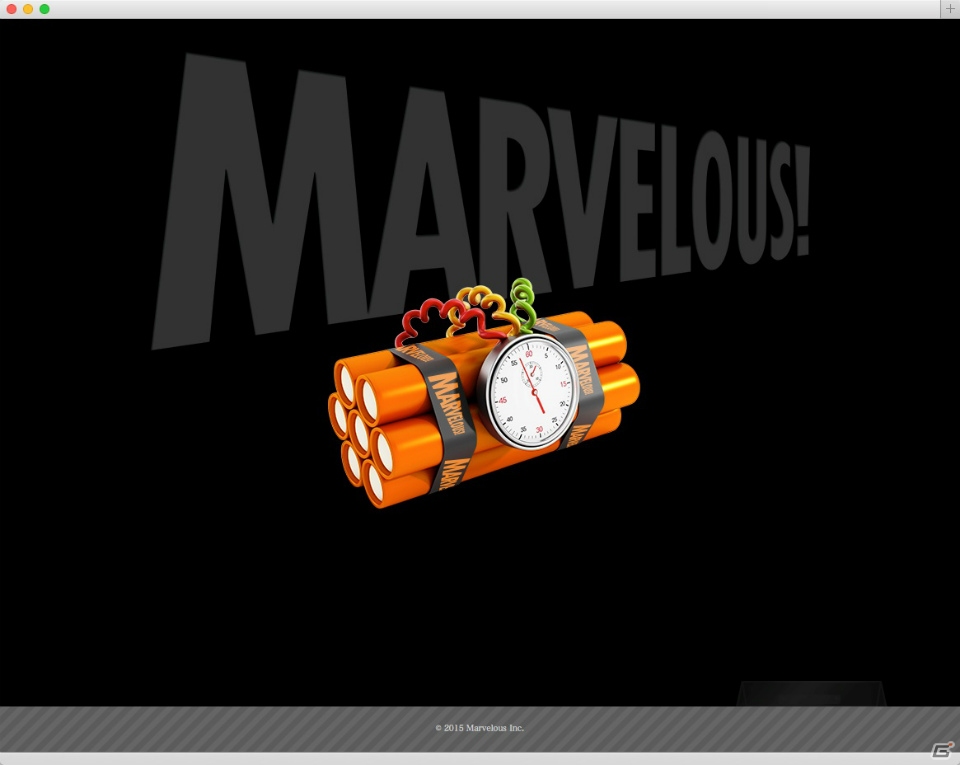 マーベラスが新作タイトルのティザーサイトをオープン―中央のダイナマイトが爆発した時に起こることとは…？の画像1
