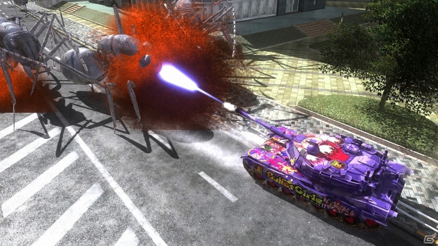 PS4「地球防衛軍4.1 THE SHADOW OF NEW DESPAIR」バレットガールズ＆夏色ハイスクルの“イタ戦車”が配信スタートの画像10