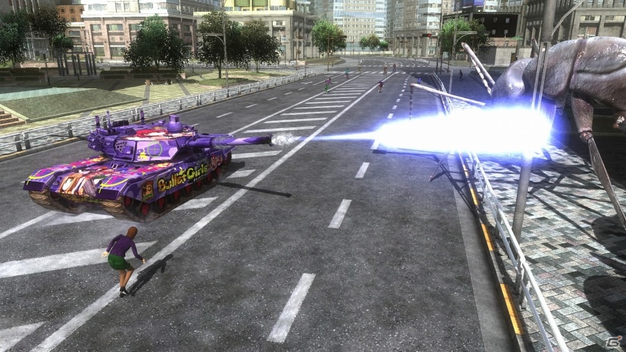 PS4「地球防衛軍4.1 THE SHADOW OF NEW DESPAIR」バレットガールズ＆夏色ハイスクルの“イタ戦車”が配信スタートの画像11