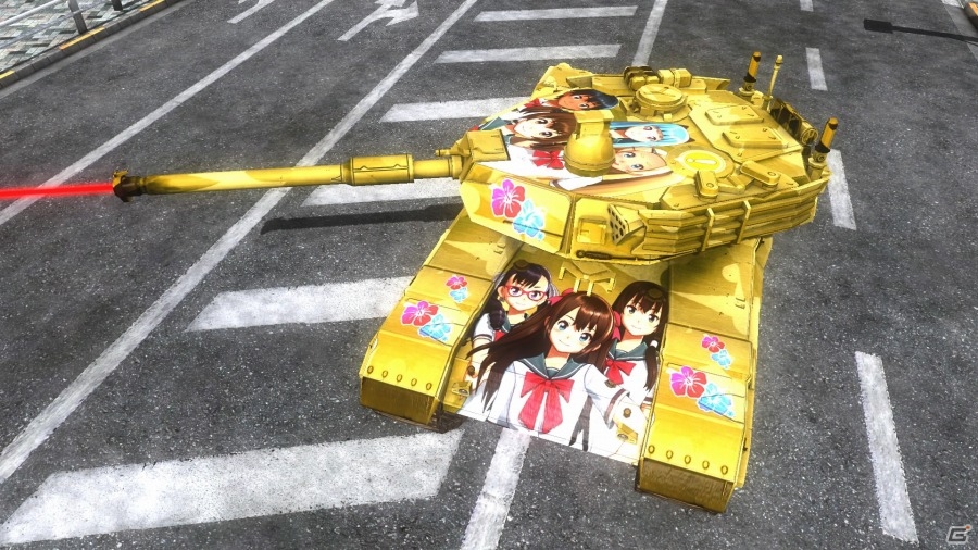 PS4「地球防衛軍4.1 THE SHADOW OF NEW DESPAIR」バレットガールズ＆夏色ハイスクルの“イタ戦車”が配信スタートの画像13