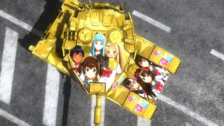 PS4「地球防衛軍4.1 THE SHADOW OF NEW DESPAIR」バレットガールズ＆夏色ハイスクルの“イタ戦車”が配信スタートの画像14