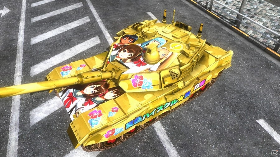 PS4「地球防衛軍4.1 THE SHADOW OF NEW DESPAIR」バレットガールズ＆夏色ハイスクルの“イタ戦車”が配信スタートの画像16