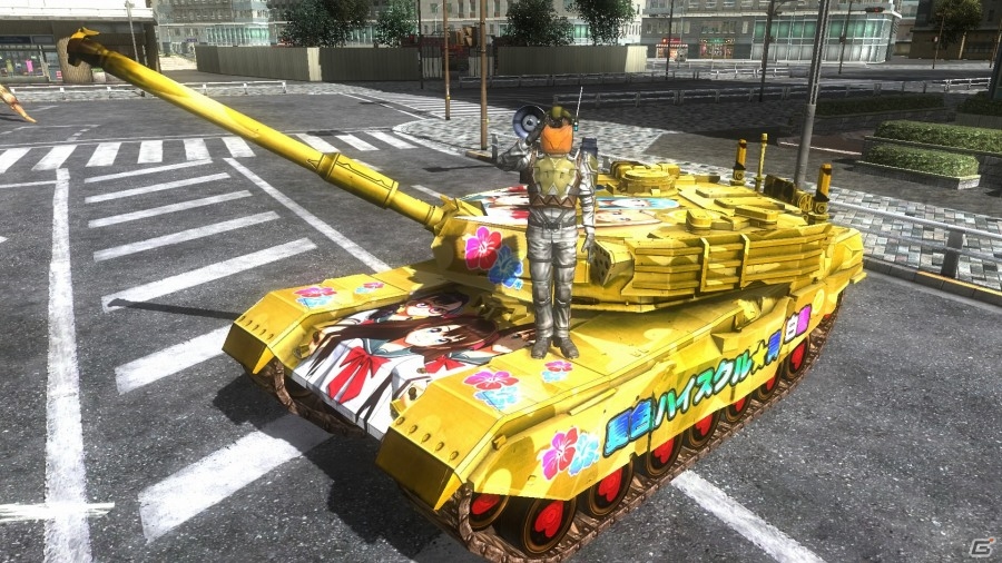 PS4「地球防衛軍4.1 THE SHADOW OF NEW DESPAIR」バレットガールズ＆夏色ハイスクルの“イタ戦車”が配信スタートの画像18