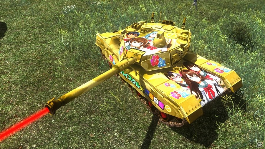 PS4「地球防衛軍4.1 THE SHADOW OF NEW DESPAIR」バレットガールズ＆夏色ハイスクルの“イタ戦車”が配信スタートの画像19