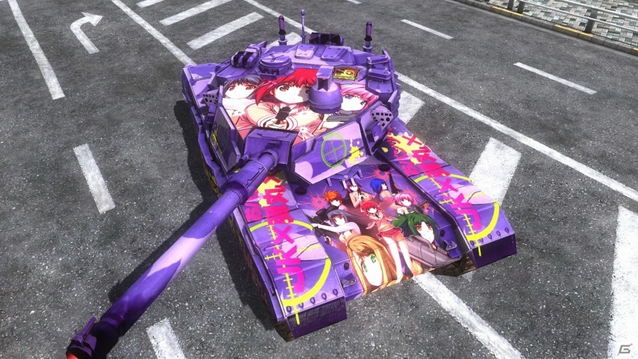 PS4「地球防衛軍4.1 THE SHADOW OF NEW DESPAIR」バレットガールズ＆夏色ハイスクルの“イタ戦車”が配信スタートの画像2