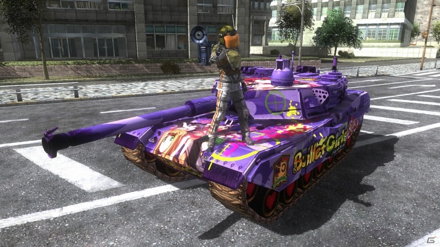 PS4「地球防衛軍4.1 THE SHADOW OF NEW DESPAIR」バレットガールズ＆夏色ハイスクルの“イタ戦車”が配信スタートの画像7