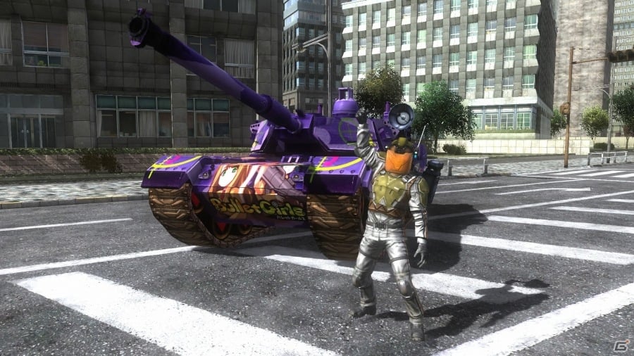 PS4「地球防衛軍4.1 THE SHADOW OF NEW DESPAIR」バレットガールズ＆夏色ハイスクルの“イタ戦車”が配信スタートの画像8
