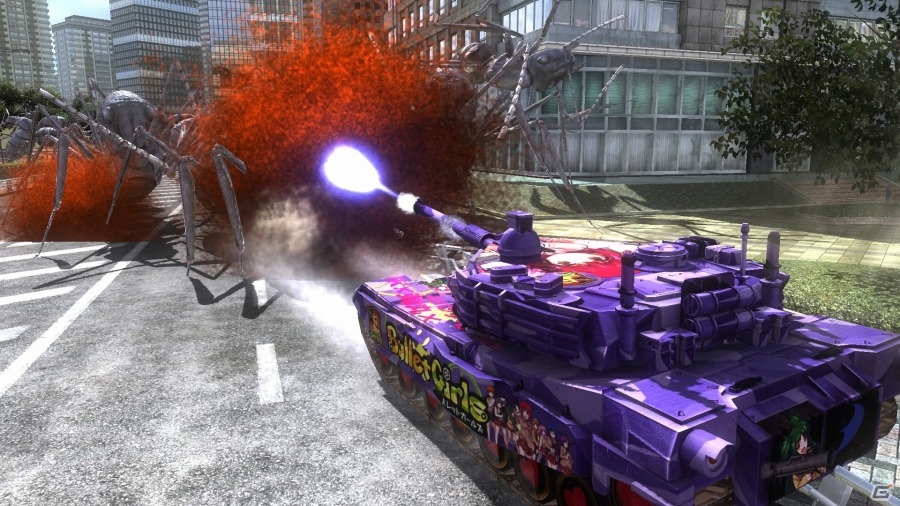 PS4「地球防衛軍4.1 THE SHADOW OF NEW DESPAIR」バレットガールズ＆夏色ハイスクルの“イタ戦車”が配信スタートの画像9