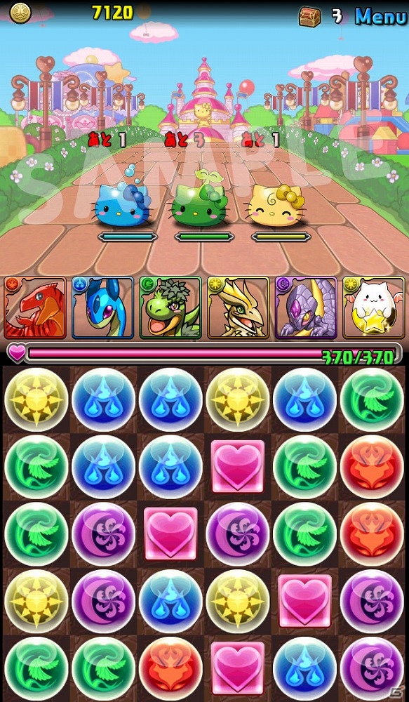 iOS/Android「パズル＆ドラゴンズ」と「ハローキティ ワールド」のコラボ企画が再登場！一部キャラクターの究極進化とパワーアップが実施の画像2