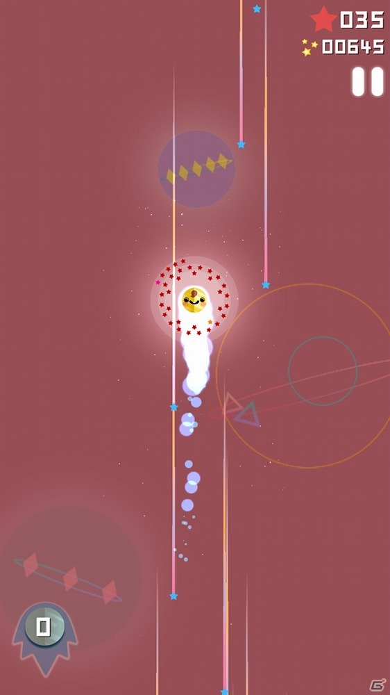 赤ちゃん恒星が宇宙を旅して成長するアクションゲーム「MagSorb」がiOS/Android向けに配信開始！の画像3