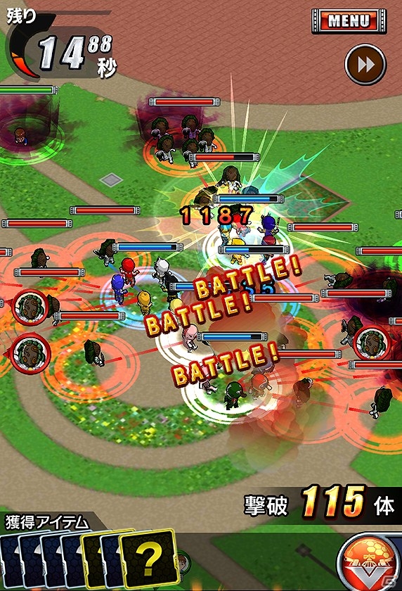 iOS/Android「スーパー戦隊バトベースDX」次々と現れる怪人たちを倒しまくる新イベント「大乱戦！戦隊スーパーバトル」が開催！の画像2