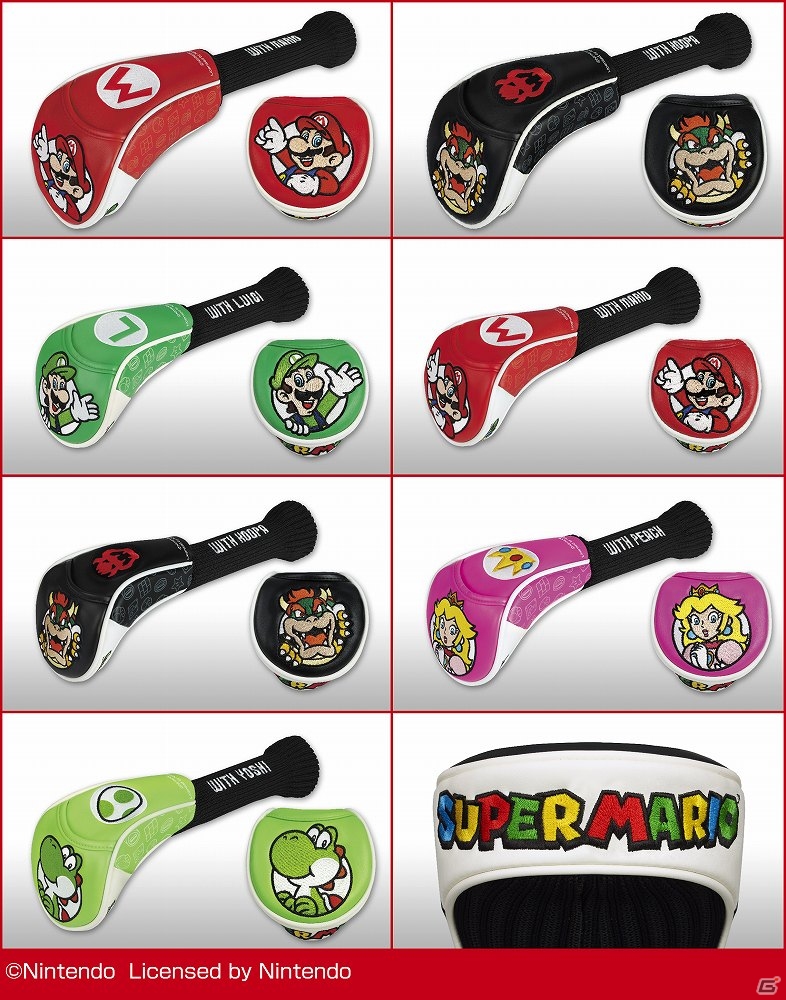 マリオと一緒にゴルフを楽しもう！スーパーマリオのゴルフクラブ用ヘッドカバーが新登場の画像3