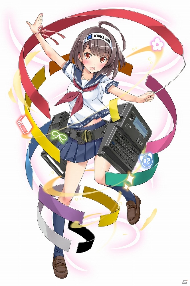 iOS/Android「家電少女」テプラやポメラが家電少女に―キングジムとのコラボイベント開催が決定！の画像2