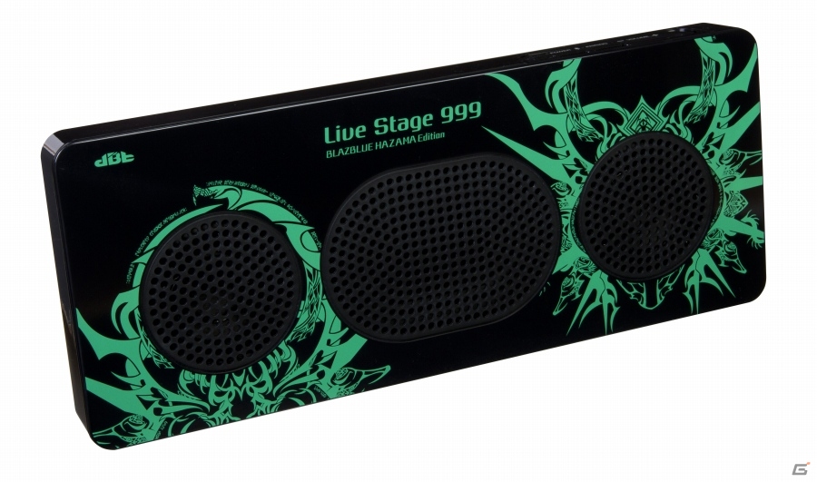 第4弾はハザマをフィーチャー！Bluetoothスピーカー「Live Stage 999 BLAZBLUE HAZAMA Edition」が発売の画像2