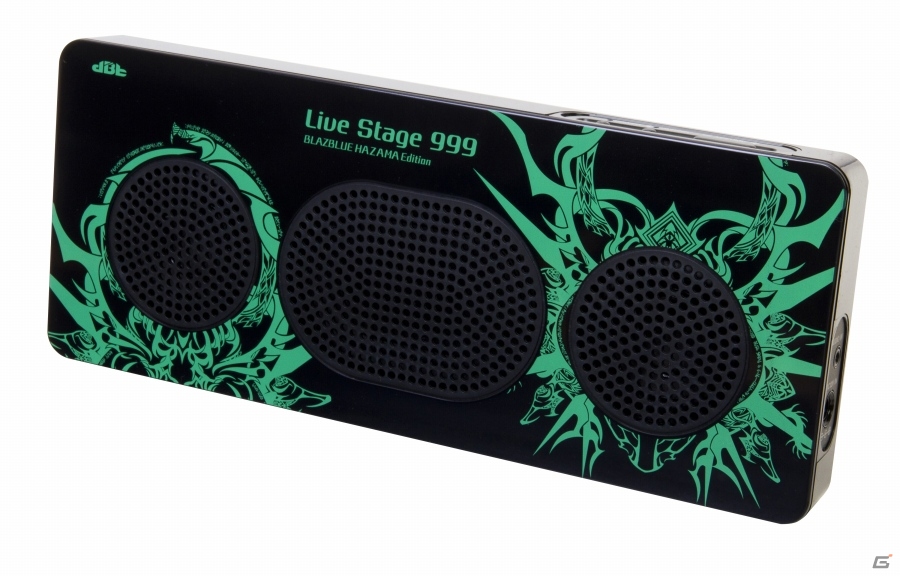 第4弾はハザマをフィーチャー！Bluetoothスピーカー「Live Stage 999 BLAZBLUE HAZAMA Edition」が発売の画像3