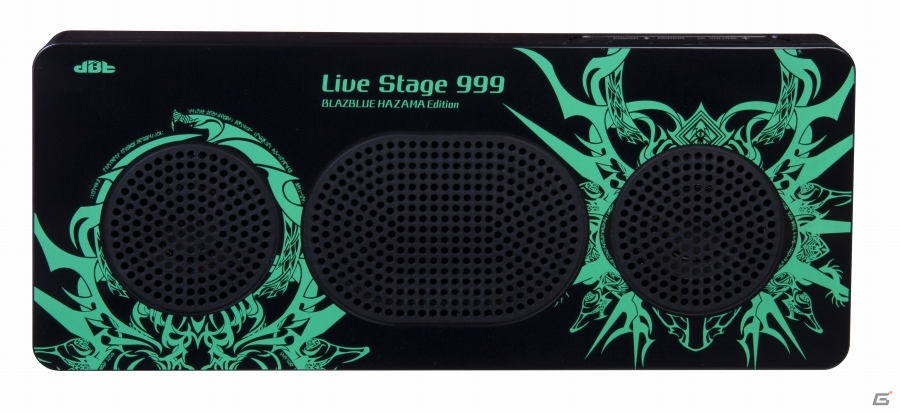 第4弾はハザマをフィーチャー！Bluetoothスピーカー「Live Stage 999 BLAZBLUE HAZAMA Edition」が発売の画像4