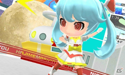 3DS「初音ミク Project mirai でらっくす」のテーマソング「はじめまして地球人さん」のリズムゲームPVが公開！そしてついにミクダヨーさんが…？の画像4