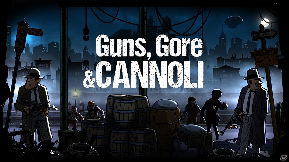 マフィアとゾンビの激しい流血アクション活劇がPS4に！「Guns, Gore ＆ Cannoli」日本語版が8月30日に配信の画像1