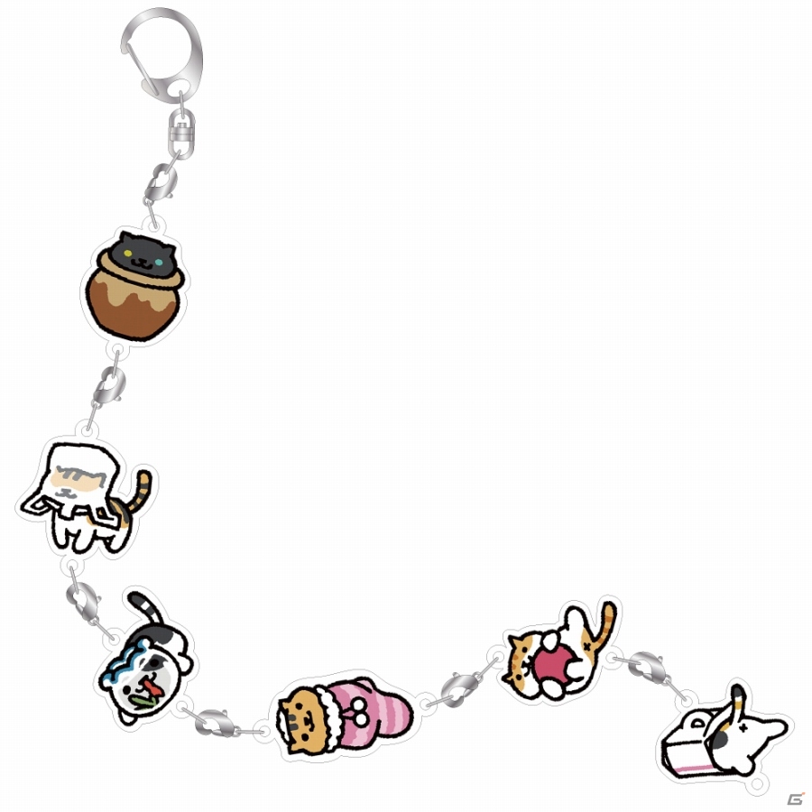 「ねこあつめ」のつなげて遊べるアクリルキーホルダー「じょいこれ」が8月上旬に登場！翻訳受付も実施中の画像3