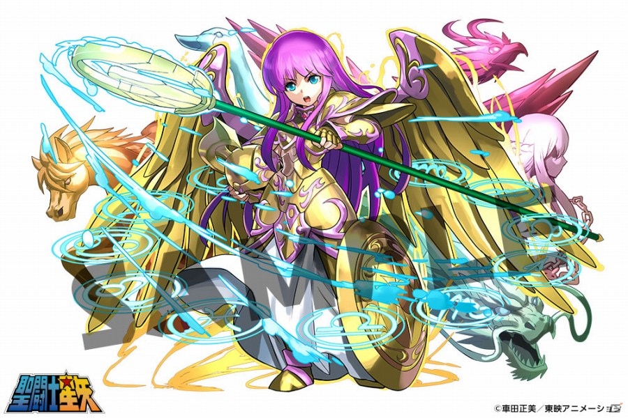 iOS/Android「パズル＆ドラゴンズ」にて「聖闘士星矢」コラボ第3弾が6月1日より開催―沙織、氷河、サガの究極進化が登場！の画像3