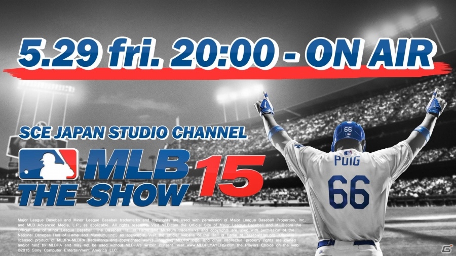 PS4/PS3/PS Vita「MLB 15 THE SHOW（英語版）」ニコ生第3回が本日5月29日20時より配信の画像1