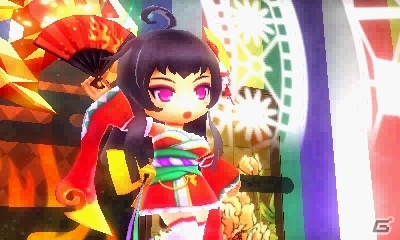 3DS「STELLA GLOW ステラ グロウ」壁紙配信第3弾は火の魔女「サクヤ」―カラフルな和テイストの衣装に注目！の画像8