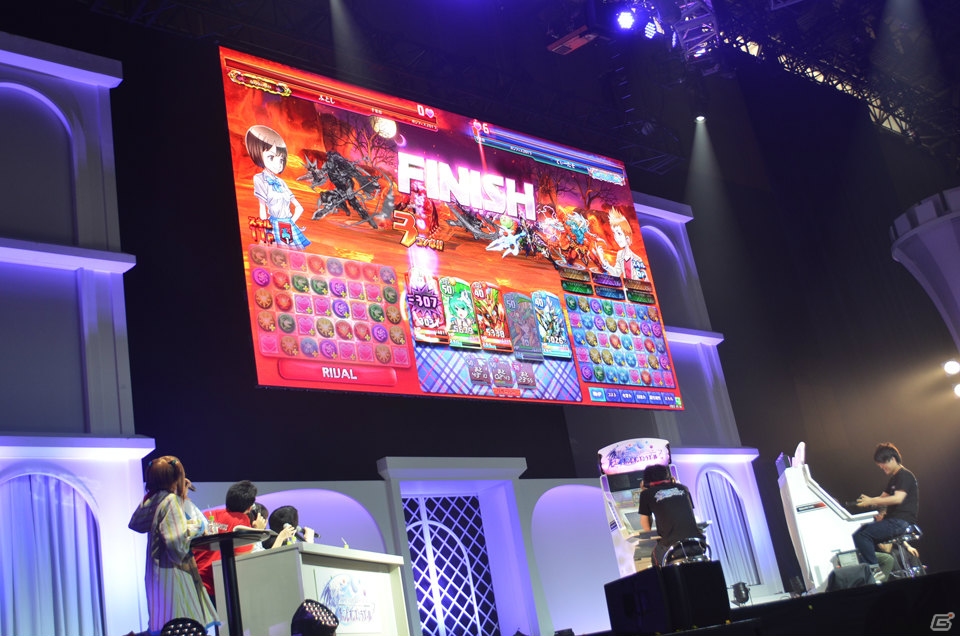 【ガンホーフェスティバル2015】賞金総額200万円の公式賞金制大会も開催決定！「パズバト」公式大会決勝戦の模様をお届けの画像7