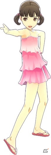 PS Vita「ペルソナ4 ダンシング・オールナイト」髪を下ろした姿も可愛い“堂島菜々子”の追加コスチュームが公開！の画像1