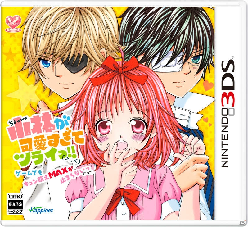 3DS「小林が可愛すぎてツライっ!!ゲームでもキュン萌えMAXが止まらないっ(*´ェ`*)」パッケージイラストが公開！全キャラサンプルボイス＆キャスト第2弾もの画像3