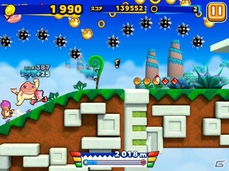iOS/Android「ソニック ランナーズ」にて「ぷよぷよ!!クエスト」コラボが6月10日より実施―オリジナルキャラクター「アミティ・エミー」が登場の画像2
