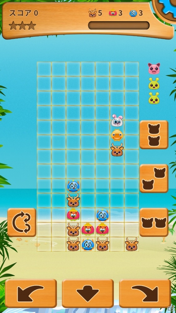3マッチパズル×落ちゲーの頭脳派ゲーム「FREE HAPPY ANIMALS」が配信スタートの画像4