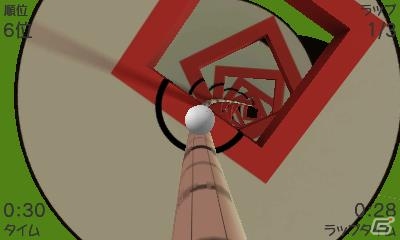 3DS「ループラインレーシング」が配信開始―360度回転しながらゴールまで疾走するレーシングゲームの画像3