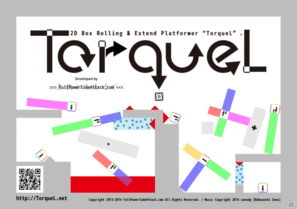 2D回転アクション「TorqueL」＆モノの動きが止まった街を歩き回る「ESOL」がハンゲームダウンロードストアにて配信の画像1