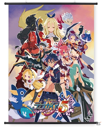 「魔界戦記ディスガイア5」＆「大江戸BlackSmith」のキャラクターたちが大集合したタペストリーが発売！の画像2