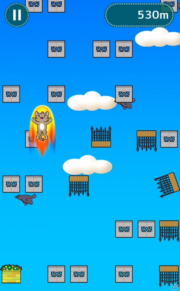 iOS/Android「猫とび」が配信開始！リイカとグッディアが共同開発したジャンピング猫アクションゲームの画像2
