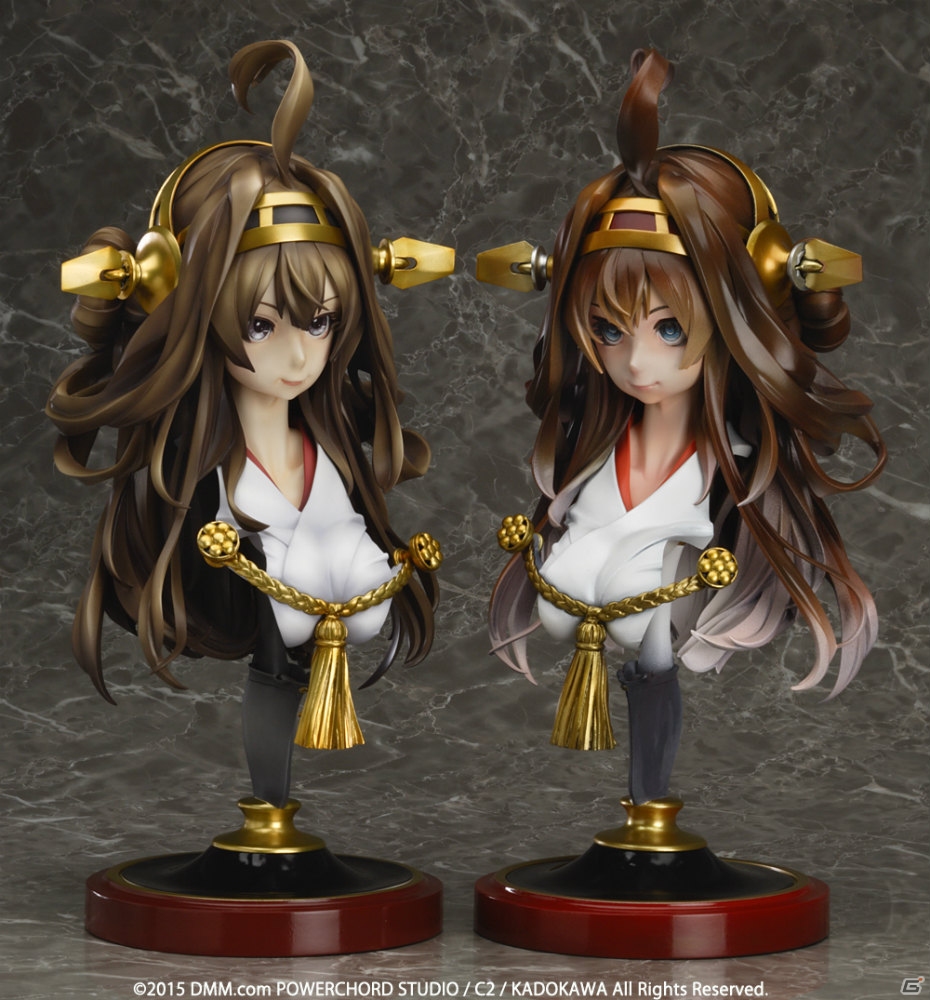 「艦隊これくしょん -艦これ-」より約360mmのビッグサイズ胸像「金剛 胸像」「金剛 胸像 軽音堂Ver.」の予約が開始！の画像1