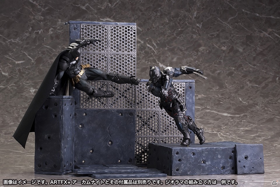 「バットマン：アーカム・ナイト」主人公・バットマンとヴィランであるアーカム・ナイトがアクションポーズで立体化！の画像1
