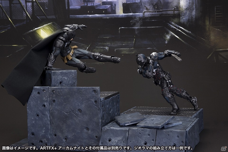 「バットマン：アーカム・ナイト」主人公・バットマンとヴィランであるアーカム・ナイトがアクションポーズで立体化！の画像17