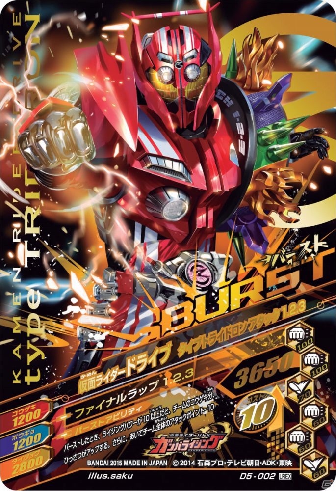 AC「仮面ライダーバトル ガンバライジング」仮面ライダー