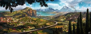 【E3 2015】橋も車も基地も全部爆破！地中海を舞台にリコが暴れまわる「Just Cause 3」を紹介―爆破や新要素の魅力をインタビューの画像15
