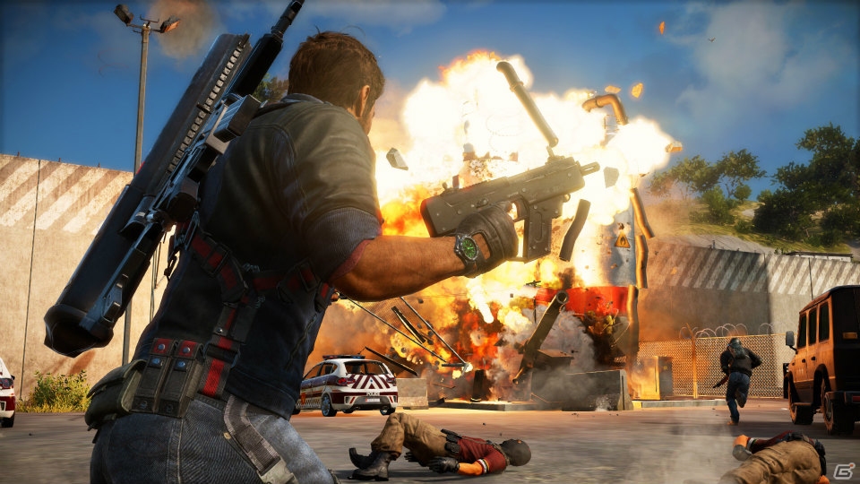 【E3 2015】橋も車も基地も全部爆破！地中海を舞台にリコが暴れまわる「Just Cause 3」を紹介―爆破や新要素の魅力をインタビューの画像3