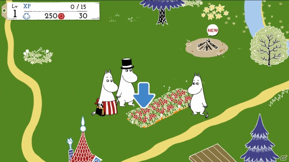 iOS/Android「ムーミン～ようこそ！ムーミン谷へ～」を紹介！ムーミンの世界観を忠実に再現したカラフルな箱庭ゲーム【ほっとアプリレビュー】の画像7
