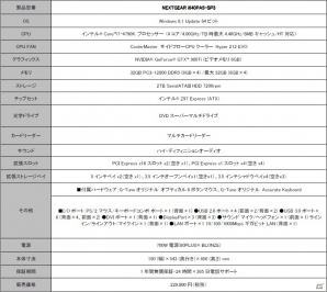 G-Tune、NVIDIA GeForce GTX 980Tiを搭載したゲームPC「NEXTGEAR i640PA5-SP3」を発売の画像6