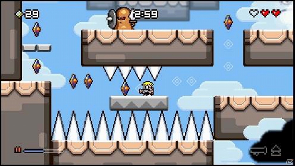 Wii U/3DS「マッドアタック！マックスVS泥々星人」が配信―手前にも奥にも移動できるユニークなアクションゲームの画像3