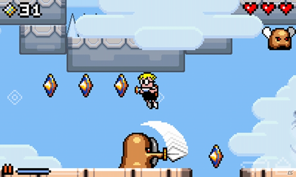 Wii U/3DS「マッドアタック！マックスVS泥々星人」が配信―手前にも奥にも移動できるユニークなアクションゲームの画像7