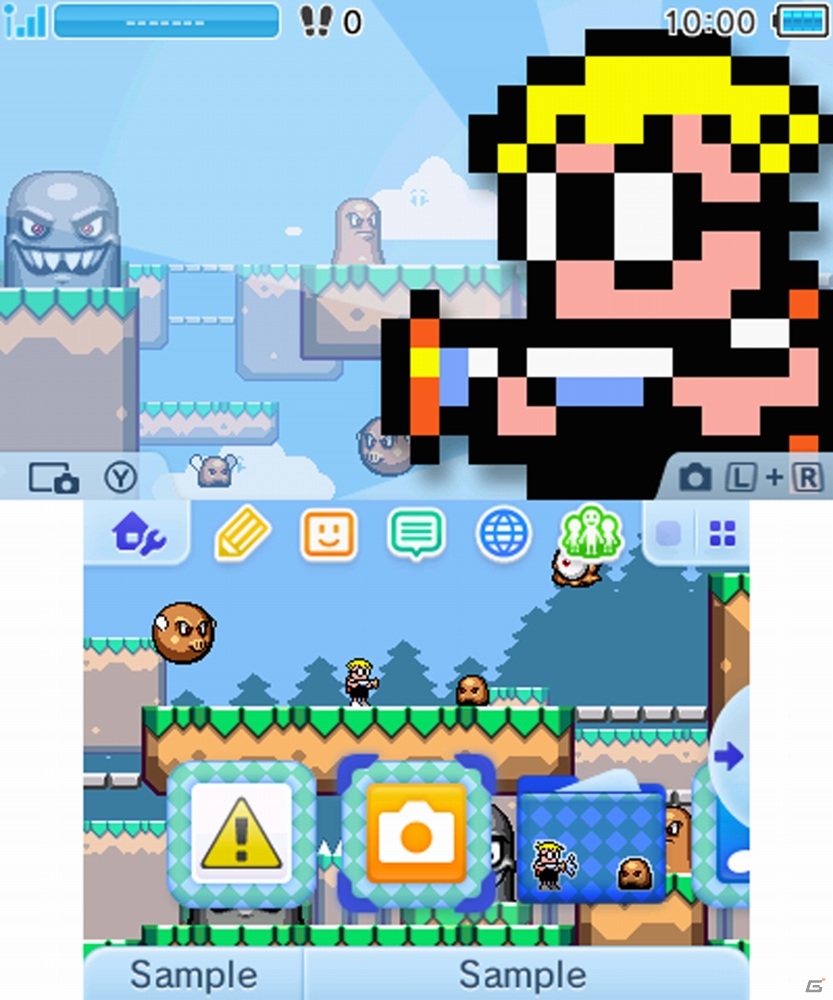 Wii U/3DS「マッドアタック！マックスVS泥々星人」が配信―手前にも奥にも移動できるユニークなアクションゲームの画像8