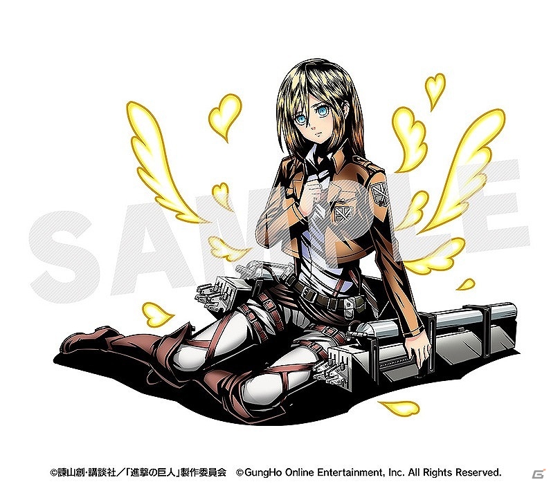 iOS/Android「ディバインゲート」と「進撃の巨人」の復活コラボが6月26日に開催！エレンやミカサなどのお馴染みのキャラクターたちが登場の画像6