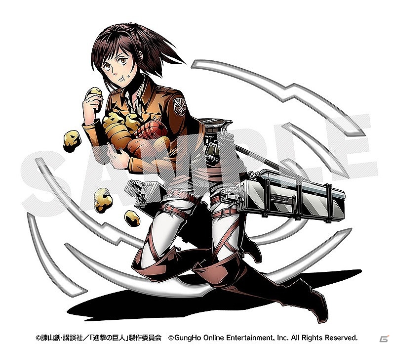 iOS/Android「ディバインゲート」と「進撃の巨人」の復活コラボが6月26日に開催！エレンやミカサなどのお馴染みのキャラクターたちが登場の画像7