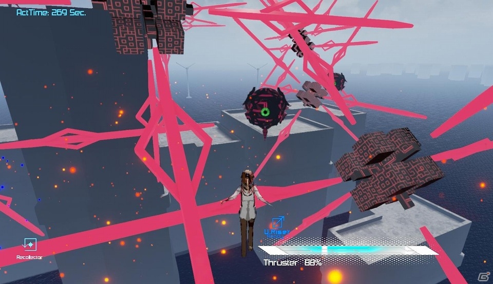 敵を踏み越え、大空を滑空しながらゴールを目指すハイテンポなアクションゲーム「Link: The Unleashed Nexus」がPC向けに配信！の画像2