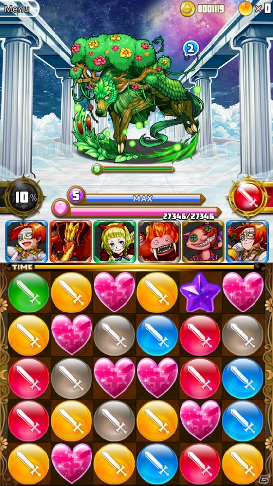 iOS/Android「ファンタジードロップ」平日限定の降臨クエスト「深き森の神獣」が登場！強力な全体魔法スキルを持った“神獣ケリュネイア”のゲットしようの画像2